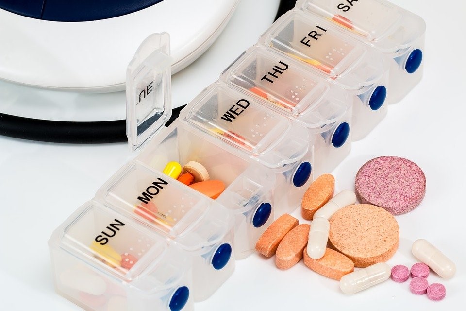 A pill organizer